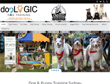 Tablet Screenshot of doglogic.com.au